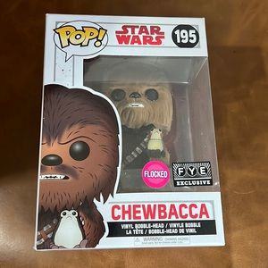 NWT FYE pop funko Star Wars Chewbacca flocked